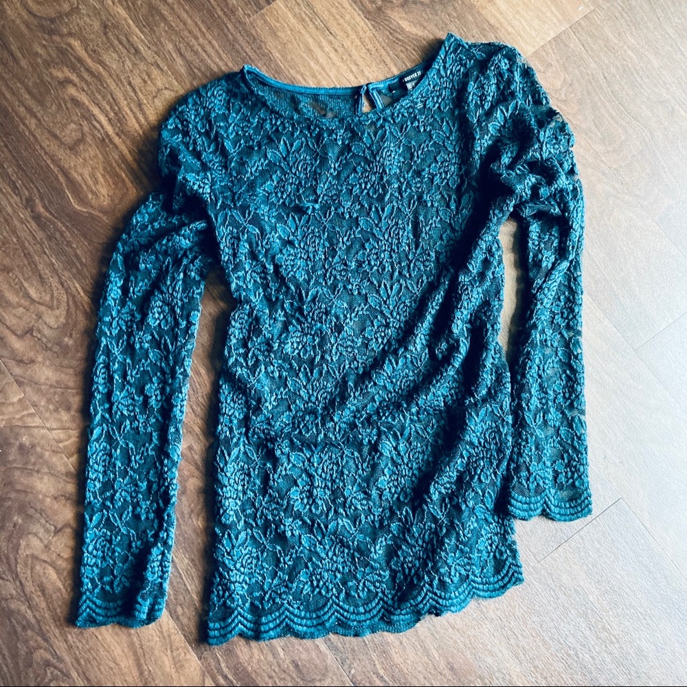 Fitted Sexy Lace Blouse ( Stretchy)